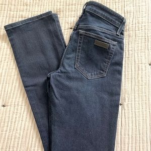 Dark Blue Denim Slim Fit Mini Boot Joes Jeans Size 26